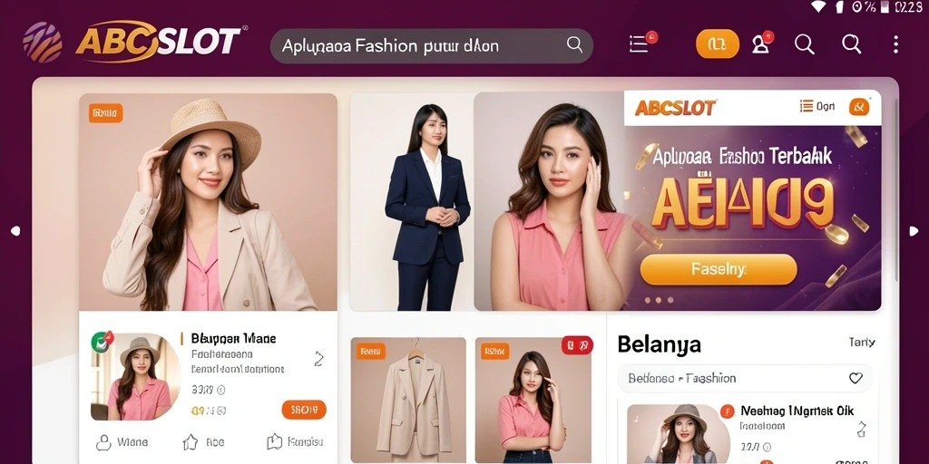 Tampilan antarmuka ABCSLOT yang elegan dan user-friendly.