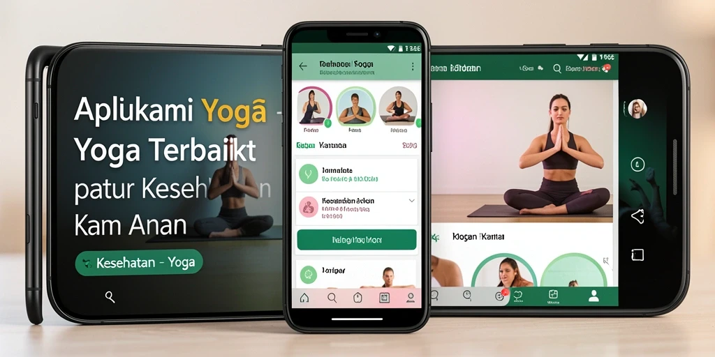 Antarmuka MT966 dengan berbagai posisi yoga yang menarik.